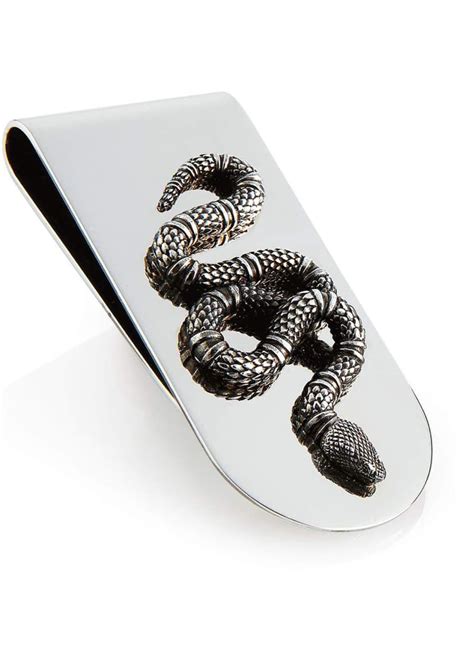 gucci mens money clip wallet|gucci money clip snake.